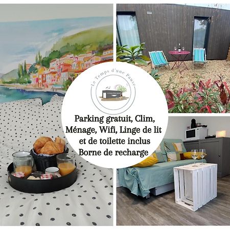 Studio De Jardin "Le Temps D Une Pause" Jusqu'A 4 Personnes En Face Du Beaujolais - Climatisation Et Borne Recharge Vehicule Electrique Montmerle-sur-Saone 외부 사진