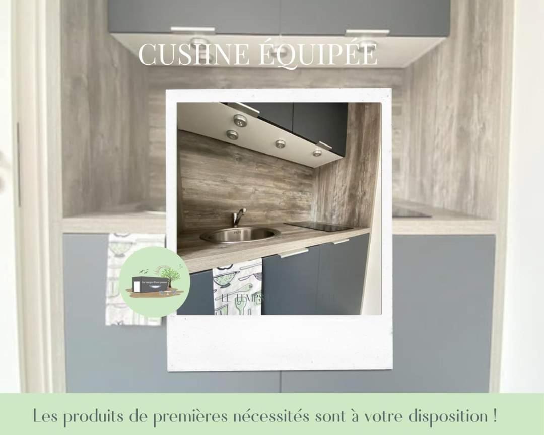 Studio De Jardin "Le Temps D Une Pause" Jusqu'A 4 Personnes En Face Du Beaujolais - Climatisation Et Borne Recharge Vehicule Electrique Montmerle-sur-Saone 외부 사진