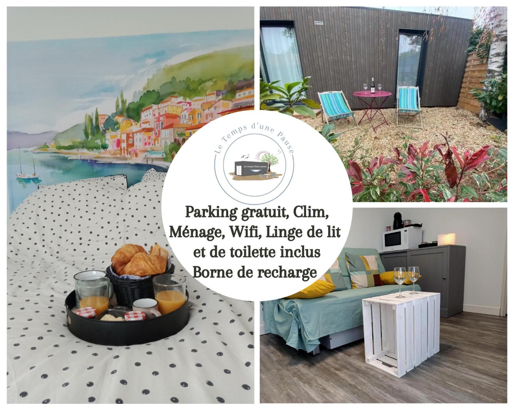 Studio De Jardin "Le Temps D Une Pause" Jusqu'A 4 Personnes En Face Du Beaujolais - Climatisation Et Borne Recharge Vehicule Electrique Montmerle-sur-Saone 외부 사진